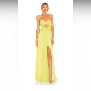 Green/Yellow gown